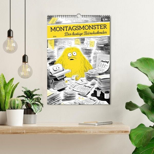 Produktbild: Montagsmonster - der lustige B&uuml;rokalender (Wandkalender 2026 DIN A3 hoch), CALVENDO Monatskalender
