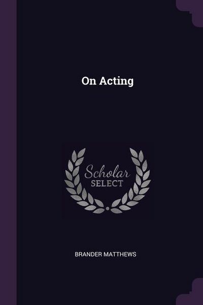 Produktbild: On Acting
