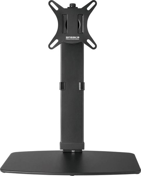 Produktbild: SpeaKa Professional SP-TMS-200 Monitor-Standfu&szlig; 1 Display(s) 43,2 cm (17") - 81,3 cm (32") Schwarz H&ouml;henverstellbar, Neigbar, Schwenkbar