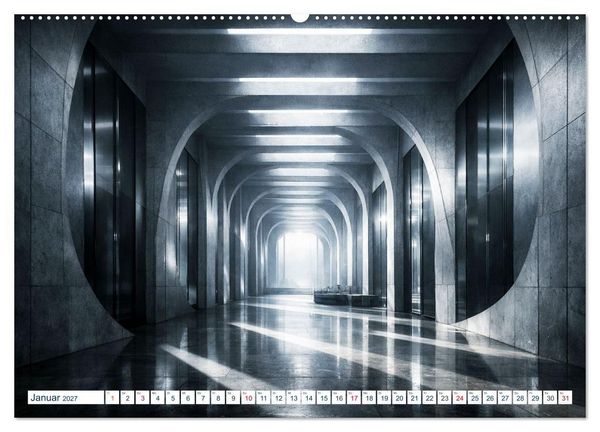 Produktbild: Architektur der Emotionen - Gestaltete Stimmungen (hochwertiger Premium Wandkalender 2027 DIN A2 quer), Kunstdruck in Hochglanz