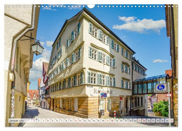 Produktbild: T&uuml;bingen Stadtansichten (Wandkalender 2026 DIN A3 quer), CALVENDO Monatskalender