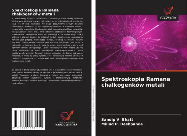 Produktbild: Spektroskopia Ramana chalkogenk&oacute;w metali