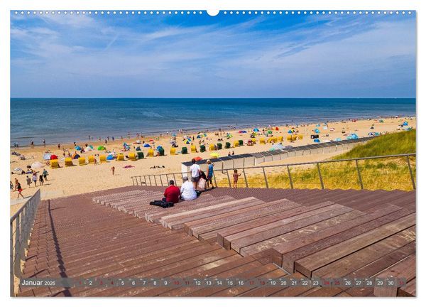 Produktbild: Ein Blick auf Egmond (Wandkalender 2026 DIN A2 quer), CALVENDO Monatskalender