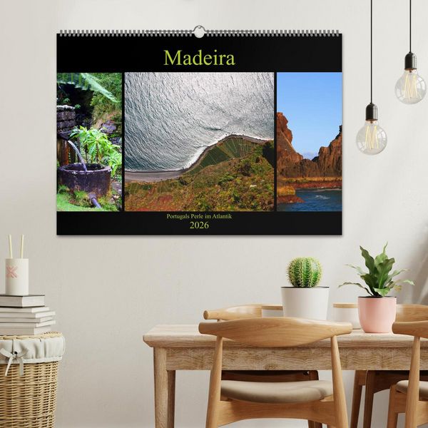 Produktbild: Madeira - Portugals Perle im Atlantik (Wandkalender 2026 DIN A2 quer), CALVENDO Monatskalender