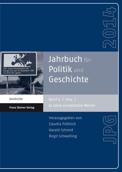 Produktbild: Jahrbuch f&uuml;r Politik und Geschichte 5 (2014)