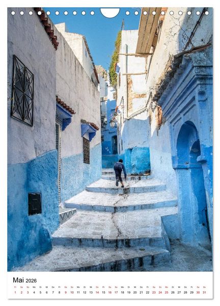 Produktbild: Marokko - Chefchaouen (Wandkalender 2026 DIN A4 hoch), CALVENDO Monatskalender