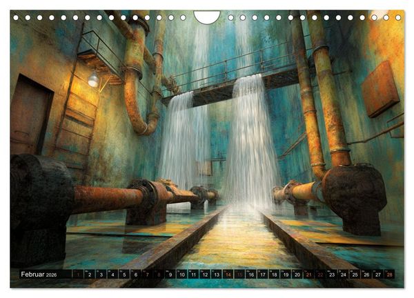 Produktbild: Die faszinierende Welt der industriellen &Auml;sthetik (Wandkalender 2026 DIN A4 quer), CALVENDO Monatskalender