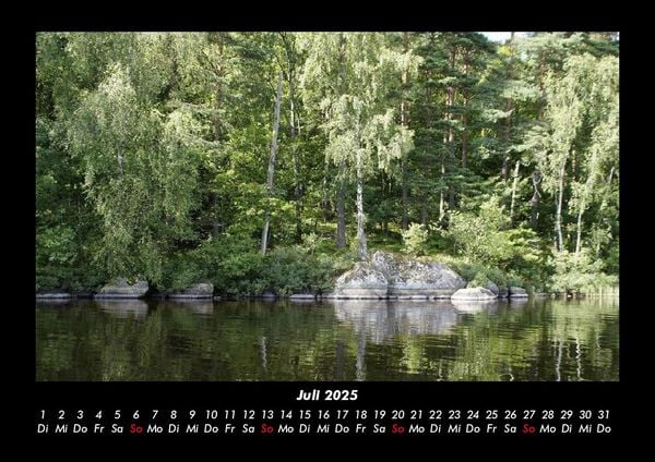 Produktbild: Landschaftskalender 2025 Fotokalender DIN A3