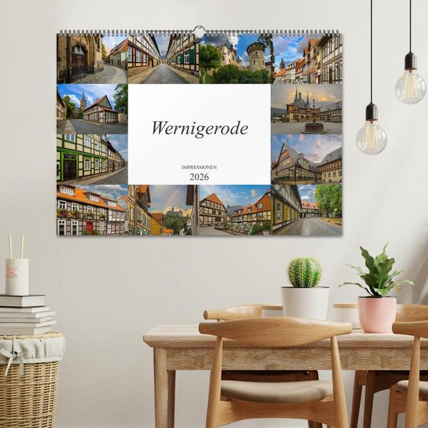 Produktbild: Wernigerode Impressionen (Wandkalender 2026 DIN A2 quer), CALVENDO Monatskalender