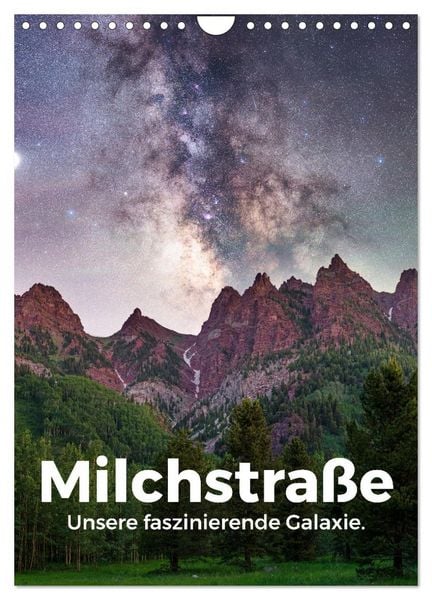 Produktbild: Milchstra&szlig;e - Unsere faszinierende Galaxie. (Wandkalender 2026 DIN A4 hoch), CALVENDO Monatskalender
