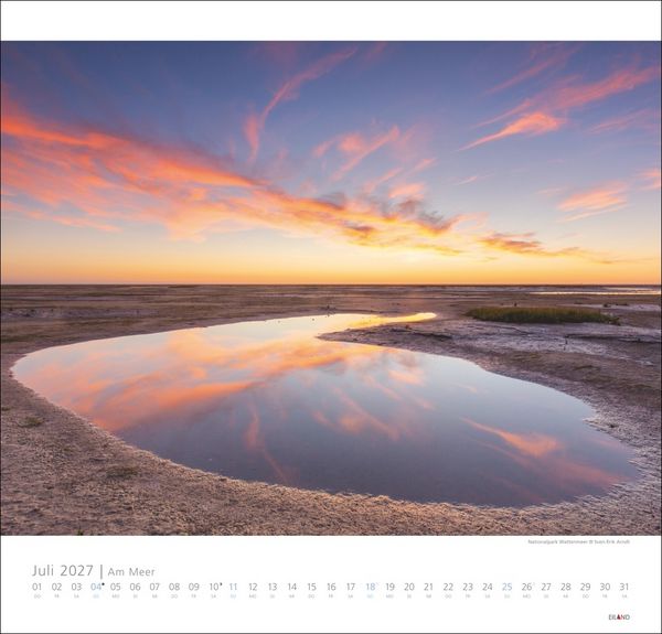 Produktbild: Am Meer Edition Kalender 2027 - Sand, Wind und Wellen
