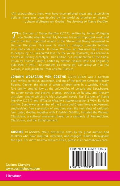 Produktbild: The Sorrows of Young Werther