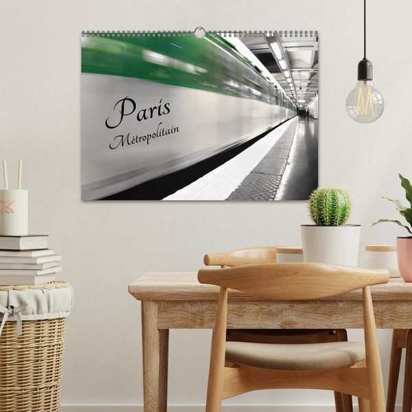 Produktbild: Paris M&eacute;tropolitain (Calendrier mural 2026 DIN A3 vertical), CALVENDO calendrier mensuel