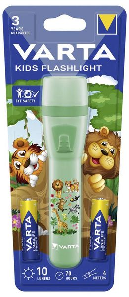 Produktbild: Varta Kids Flashlight 2AA mit Batt. Taschenlampe batteriebetrieben 70 h