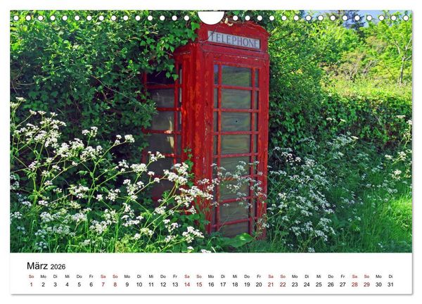 Produktbild: Cornwall und Wales (Wandkalender 2026 DIN A4 quer), CALVENDO Monatskalender