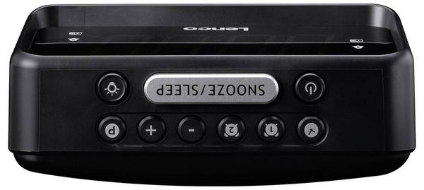 Produktbild: Lenco Tischradio FM, AM UKW, USB Weckfunktion Schwarz
