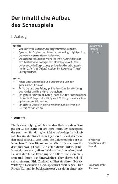 Produktbild: Lekt&uuml;rehilfen. Iphigenie auf Tauris