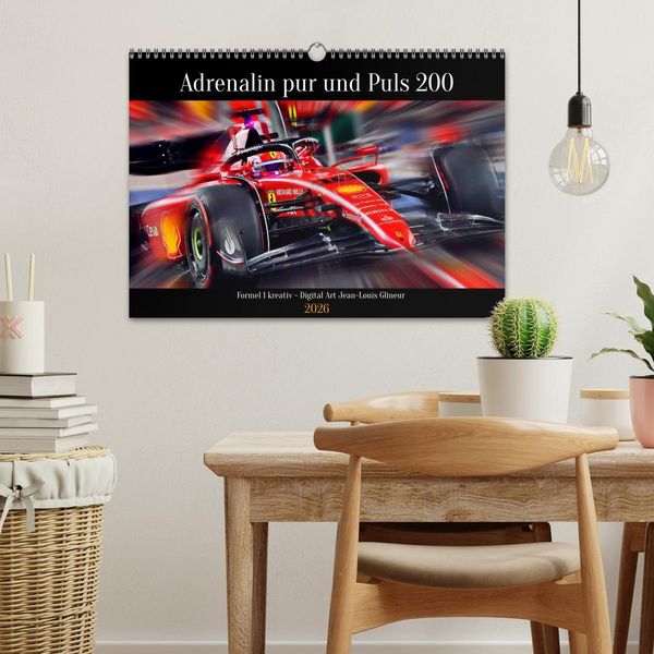 Produktbild: Adrenalin pur und Puls 200 (Wandkalender 2026 DIN A3 quer), CALVENDO Monatskalender