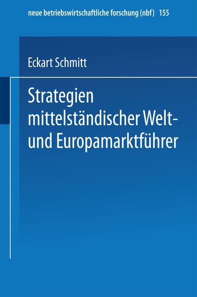 Produktbild: Strategien mittelst&auml;ndischer Welt- und Europamarktf&uuml;hrer