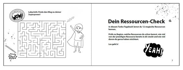 Produktbild: Supergut mit ADHS - Das Turbo-Tagebuch für deine Ressourcen