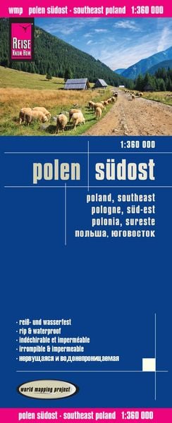 Landkarte Polen Süd-Ost vom Reise Know-How Verlag