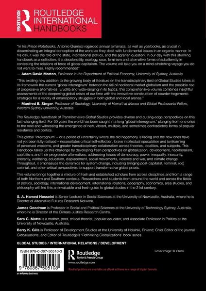 Produktbild: The Routledge Handbook of Transformative Global Studies