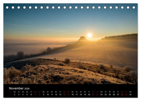 Produktbild: Der Hegau - Wanderparadies am westlichen Bodensee (Tischkalender 2026 DIN A5 quer), CALVENDO Monatskalender