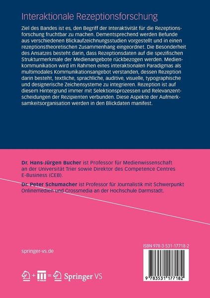 Produktbild: Interaktionale Rezeptionsforschung