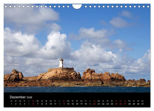 Produktbild: Bretagne - Fotoreise von der Cote de Granit Rose zur Ile de Brehat (Wandkalender 2026 DIN A4 quer), CALVENDO Monatskalender