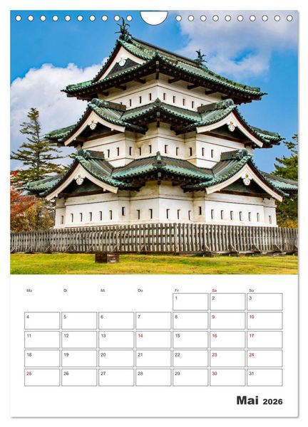 Produktbild: Schreine und Tempel - Heiligt&uuml;mern in Japan (Wandkalender 2026 DIN A4 hoch), CALVENDO Monatskalender