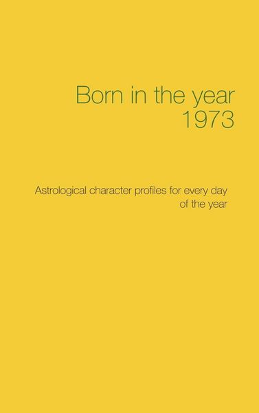 Produktbild: Born in the year 1973