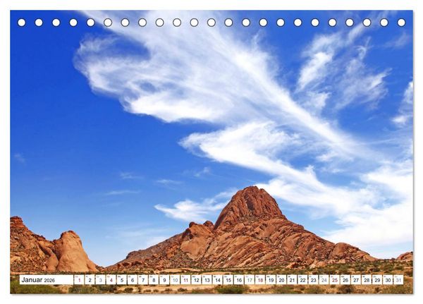 Produktbild: Namibia - Weite sp&uuml;ren (Tischkalender 2026 DIN A5 quer), CALVENDO Monatskalender