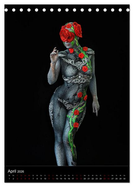 Produktbild: World Bodypainting Festival #21 (Tischkalender 2026 DIN A5 hoch), CALVENDO Monatskalender