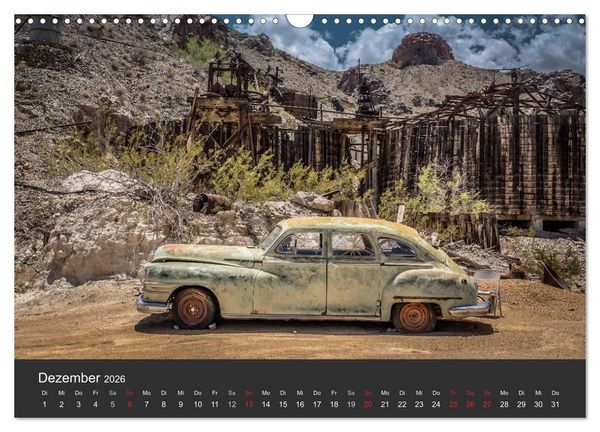 Produktbild: Vergessene Zeitzeugen entlang der Route 66 (Wandkalender 2026 DIN A3 quer), CALVENDO Monatskalender