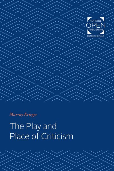 Produktbild: Play and Place of Criticism