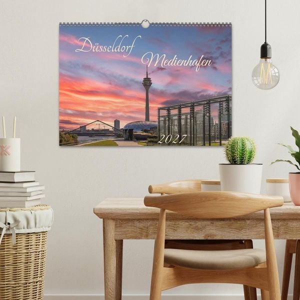Produktbild: D&uuml;sseldorf Medienhafen (Wandkalender 2027 DIN A3 quer), CALVENDO Monatskalender