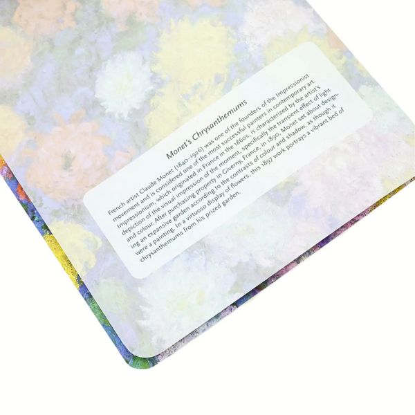 Produktbild: Notizheft, Monets Chrysanthemen, A5, Liniert