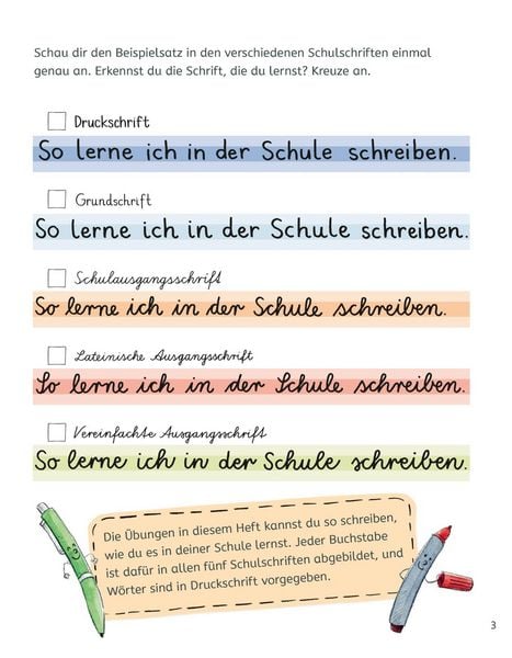 Produktbild: Schreib&uuml;bungen f&uuml;r die 1. und 2. Klasse