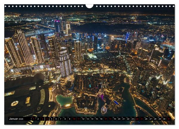 Produktbild: Dubai Panoramen (Wandkalender 2026 DIN A3 quer), CALVENDO Monatskalender