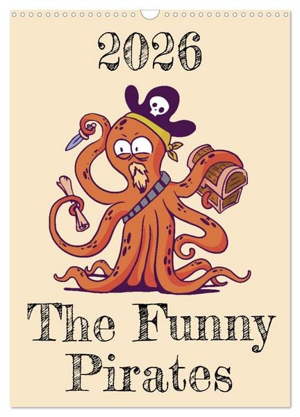 Produktbild: The Funny Pirates (Wall Calendar 2026 DIN A3 portrait), CALVENDO 12 Month Wall Calendar
