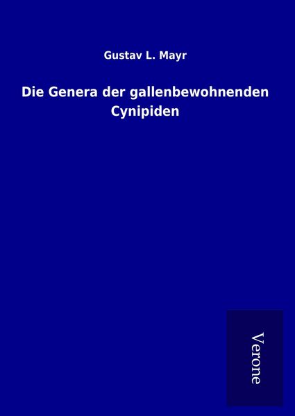 Produktbild: Die Genera der gallenbewohnenden Cynipiden