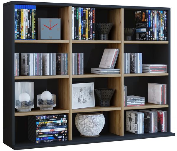 Produktbild: Holz CD DVD Standregal B&uuml;cherregal Regal Megosa L