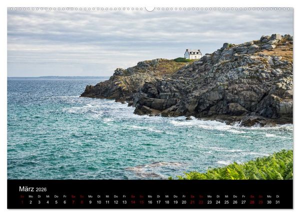Produktbild: Sehnsucht Bretagne (hochwertiger Premium Wandkalender 2026 DIN A2 quer), Kunstdruck in Hochglanz