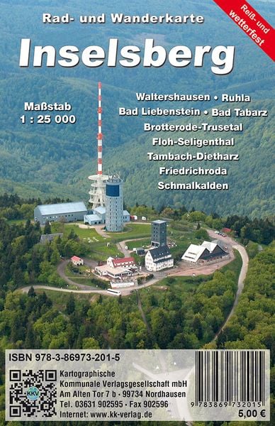 Produktbild: Inselsberg 1 : 25 000