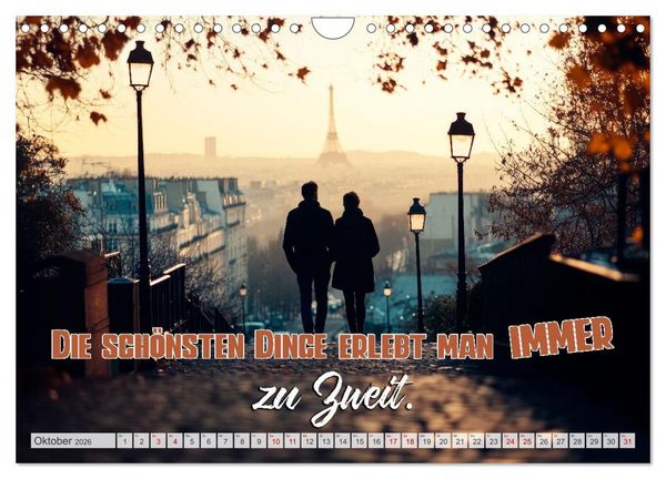 Produktbild: HERZENSSACHE Liebe und Dankbarkeit schenken (Wandkalender 2026 DIN A4 quer), CALVENDO Monatskalender