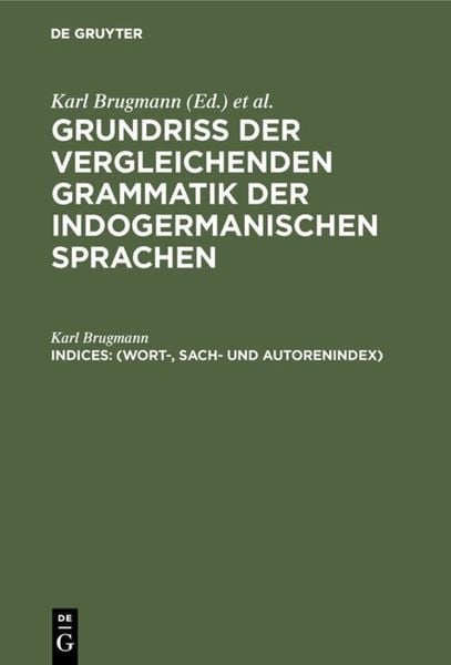Produktbild: (Wort-, Sach- und Autorenindex)