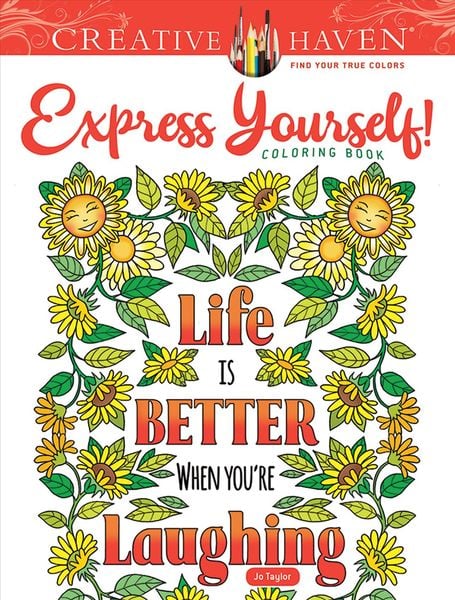 Produktbild: Creative Haven Express Yourself! Coloring Book