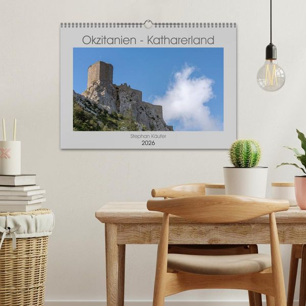 Produktbild: Okzitanien - Katharerland (Wandkalender 2026 DIN A3 quer), CALVENDO Monatskalender