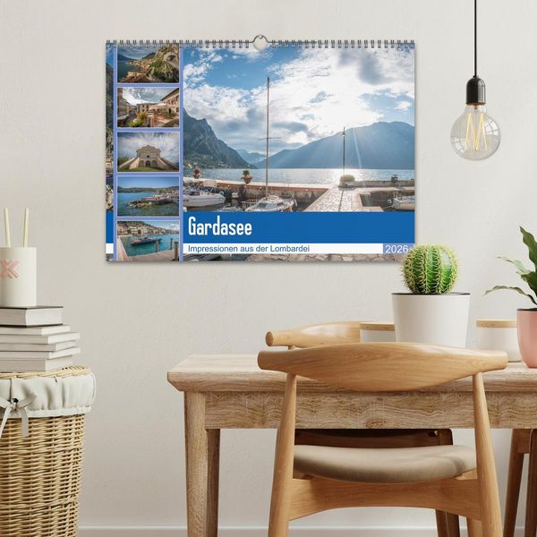 Produktbild: Gardasee - Impressionen aus der Lombardei (Wandkalender 2026 DIN A3 quer), CALVENDO Monatskalender