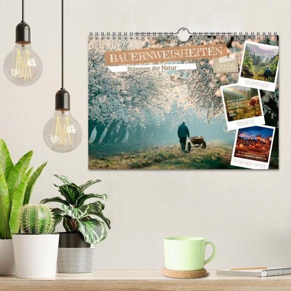 Produktbild: Bauernweisheiten - Stimmen der Natur (Wandkalender 2026 DIN A4 quer), CALVENDO Monatskalender
